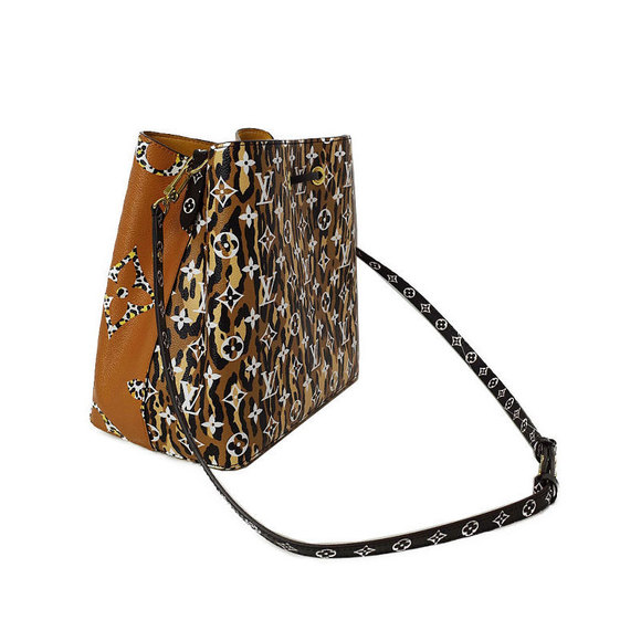 Louis Vuitton Monogram Jungle Neo Noe Shoulder Bag Orange - Picture 2 of 5